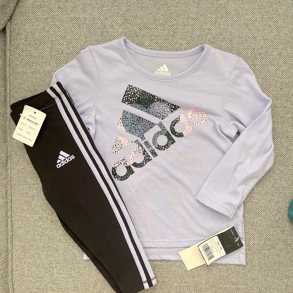 Adidas toddler girl set